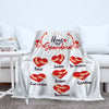 Hugs For Grandma Personalized Blanket