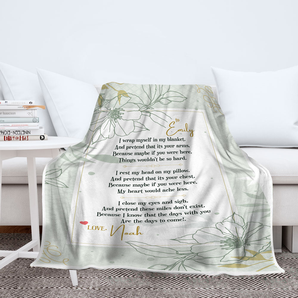 Wrap Myself Personalized Blanket