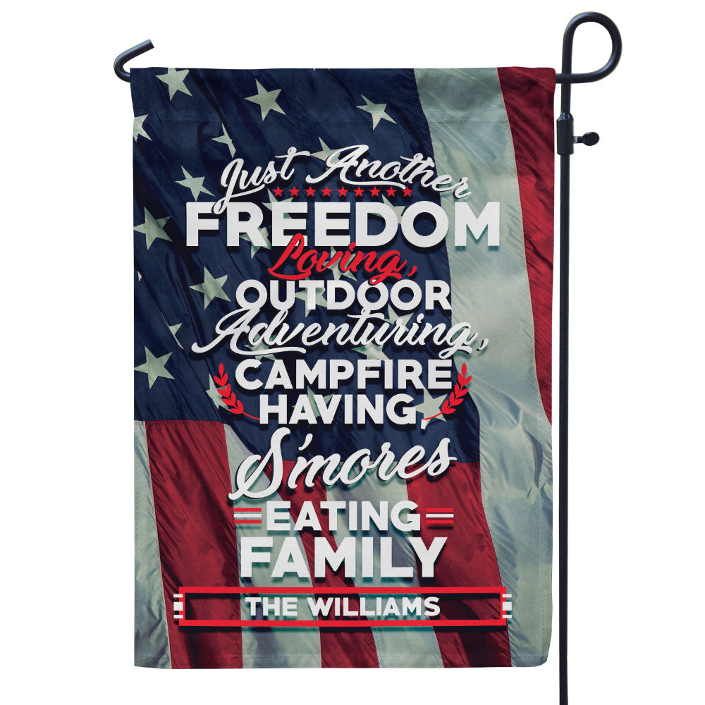 Just Another Freedom Loving Personalized Flag