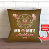 Just Married Personalized Throw Pillow Cover - Style 2 - 18
