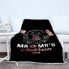 Just Married Personalized Blanket