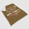Just Married Personalized Blanket
