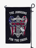 Kneel for the Cross Personalized Flag