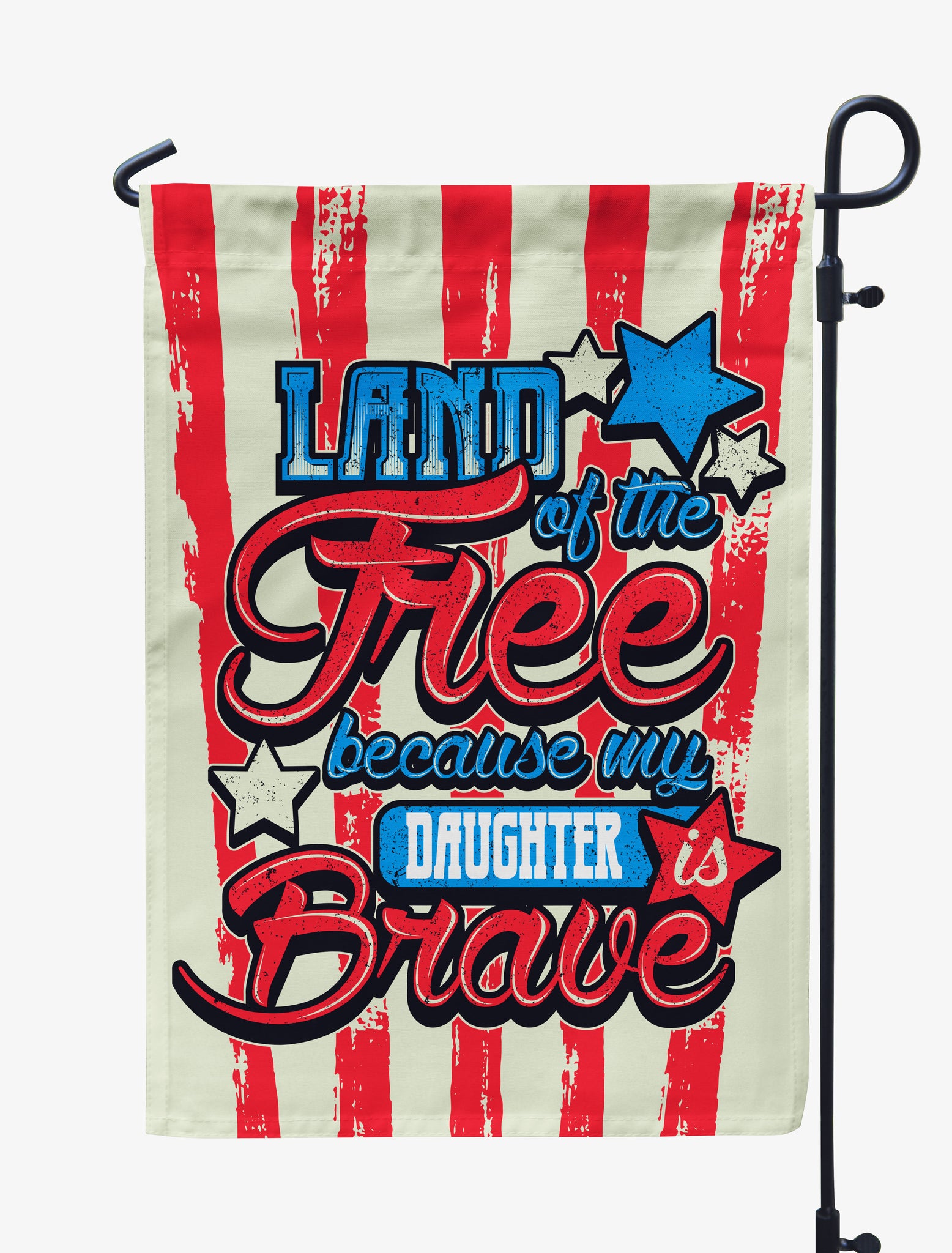 Land of the Free Personalized Flag