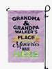Grandparent’s Place - Memories Made Here Personalized Flag – Version 2