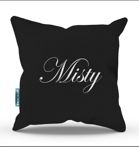Customized - Throw Pillow Cover - 18" X 18" - B