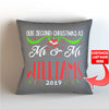 Our First Christmas As Mr. and Mrs. Personalized   Throw Pillow Cover - 18