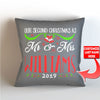 Our First Christmas As Mr. and Mrs. Personalized   Throw Pillow Cover - 18