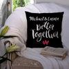 Better Together Personalized Throw Pillow with Insert