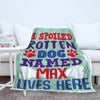 Spoiled Rotten Dog Premium Berber Fleece Personalized Blanket