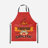 Stand Back Grandpa is Grilling Personalized Apron
