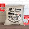 Still Enjoying The Ride Personalized Throw Pillow Cover - 18