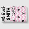 Our First Valentine's As Mr & Mrs Personalized Blanket – Style 2