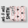 Our First Valentine's As Mr & Mrs Personalized Blanket – Style 2