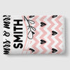 Our First Valentine's As Mr & Mrs Personalized Blanket – Style 2