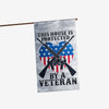 This House is Protected by a Veteran - Guns Flag