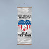 This House/Our Family is Protected by a Veteran-Dog Tag Door Banner