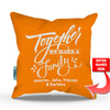 Together We Make A Family Personalized Throw Pillow Cover - 18