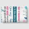 To My Granddaughter -  Personalized Blanket