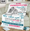 To My Granddaughter -  Personalized Blanket