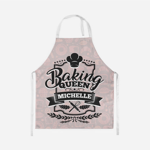 Baking Queen Personalized Apron – Style 2