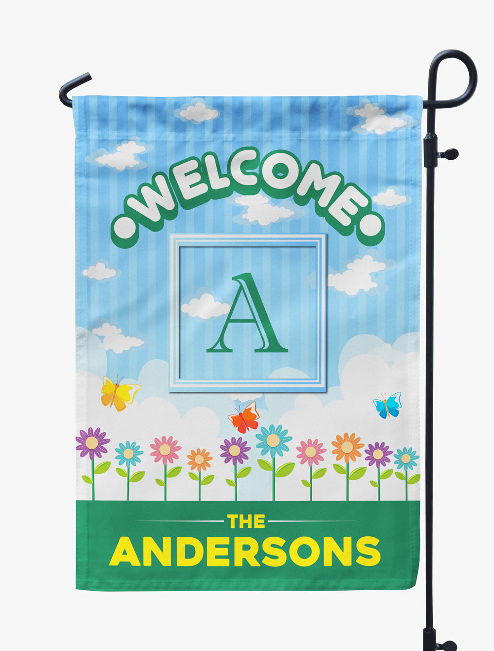 Welcome Personalized Flag