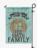 Welcome to Our Nest Personalized Flag