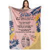 To My Unbiological Sister/Bestie -  Personalized Blanket
