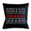 Famous Couple - Personalized Throw Pillow Cover With Insert