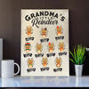 Grandma’s Little Reindeer Personalized Wall Art Canvas