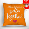 Better Together Personalized Throw Pillow Cover - 18