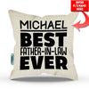 Father-In-Law Personalized Throw Pillow Cover - 18