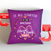 It All Started at Personalized Throw Pillow with Insert